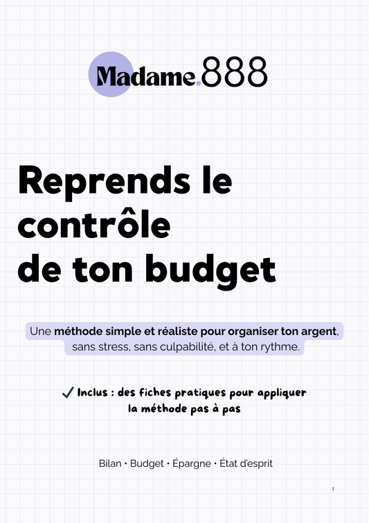 Reprends le contrôle de ton budget